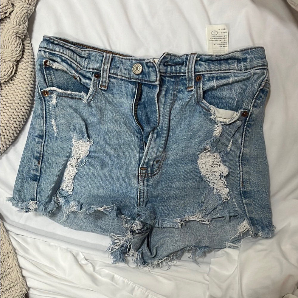 Denim Distressed Women Shorts
